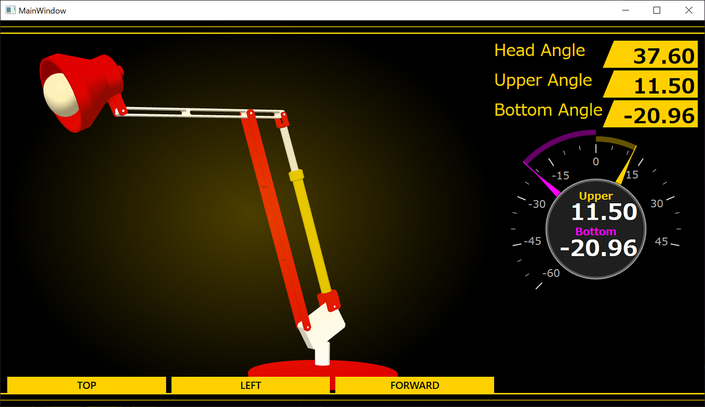 execute desklamp app